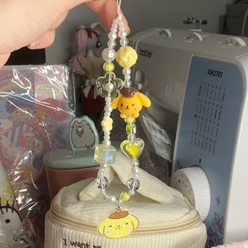 Pompompurin Phone Charm/keychain